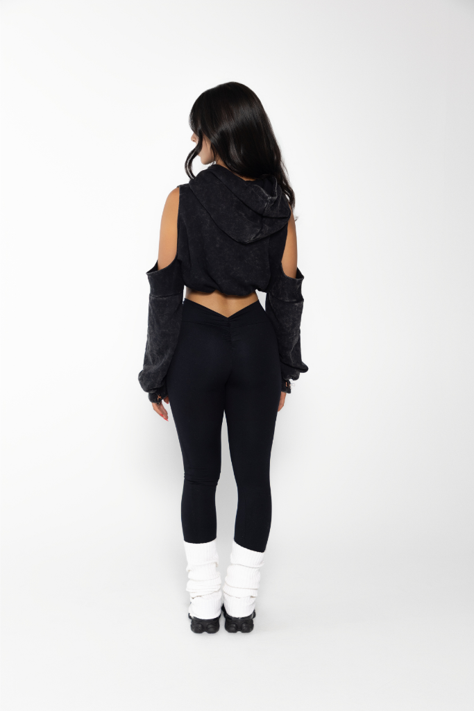 Fade Crop Hoodie