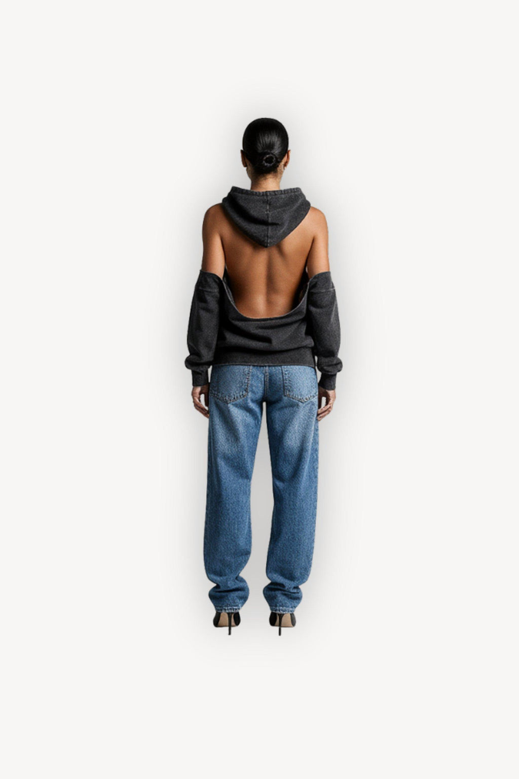 The Open-Back Hoodie