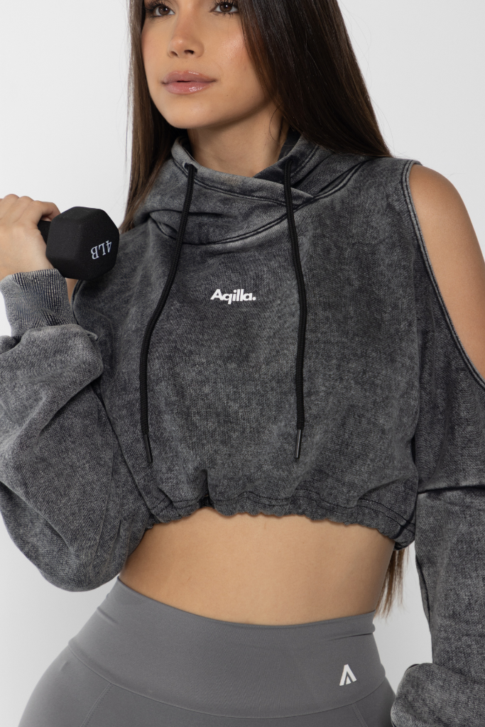 Fade Crop Hoodie